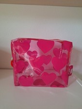 POCHETTE PVC BLISSIM CUORI ROSA FUCSIA