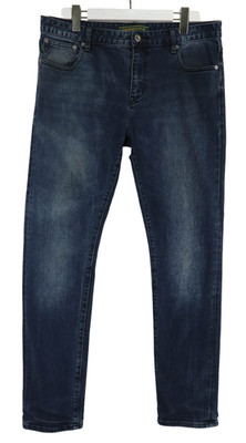 Superdry Herrenjeans W36 L30 Neu Schnurrhaare Reißverschluss Fly Stretch Enge