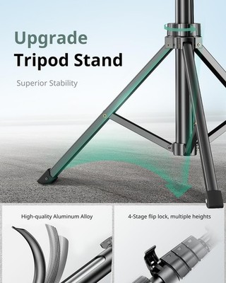 sensyne Treppiede per telefono da 72, treppiede estensibile per iPhone e selfie stick con supporto staccabile e telecomando wireless, treppiede per iPhone compatibile con tutti i telefoni cellulari