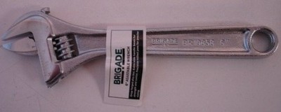 Brigade BR10858 6'' Chrome Adjustable Wrench