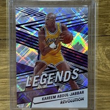 2024-25 Panini Revolution Legends Kareem Abdul-Jabbar Cosmic /99 #151 Lakers HOF
