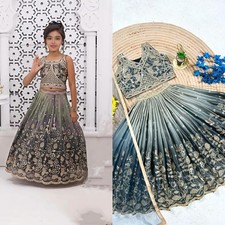 Readymade kids girls lehenga choli party wear eid indian girls designer dress