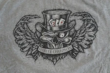 Harley Davidson T-Shirt Las Vegas Nevada Mens XL Gray Biker Motorcycle