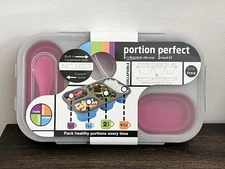 SMART PLANET ECO PORTION PERFECT COLLAPSIBLE SILICONE MEAL KIT - NEW
