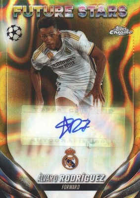 2023 Topps Chrome UCC Alvaro Rodriguez Future Stars Autograph Gold Lava #FSA-AR