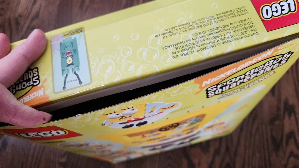 (OPEN BOX) New Sealed LEGO SpongeBob SquarePants Build-A-Bob 3826 - Image 2 of 2