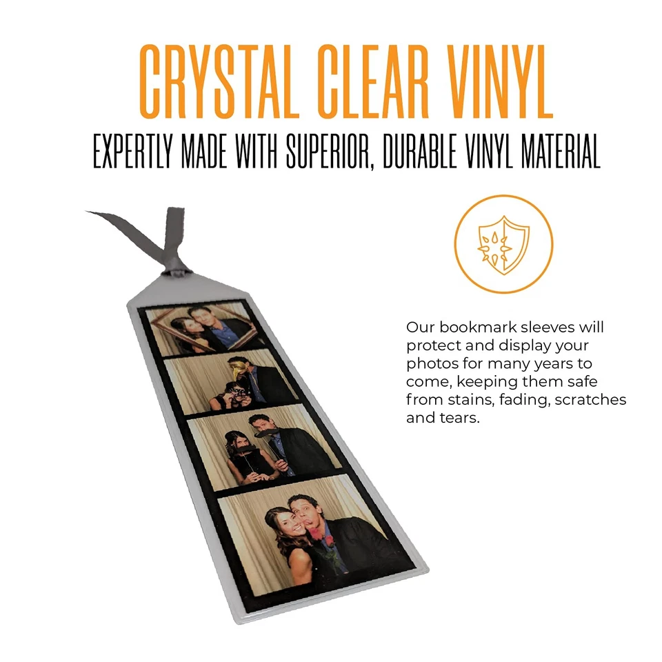 | Прозрачные конверты для закладок 2,5x7 (50 штук) | Пластиковые конверты для закладок для фотографий... - Изображение 4 из 4