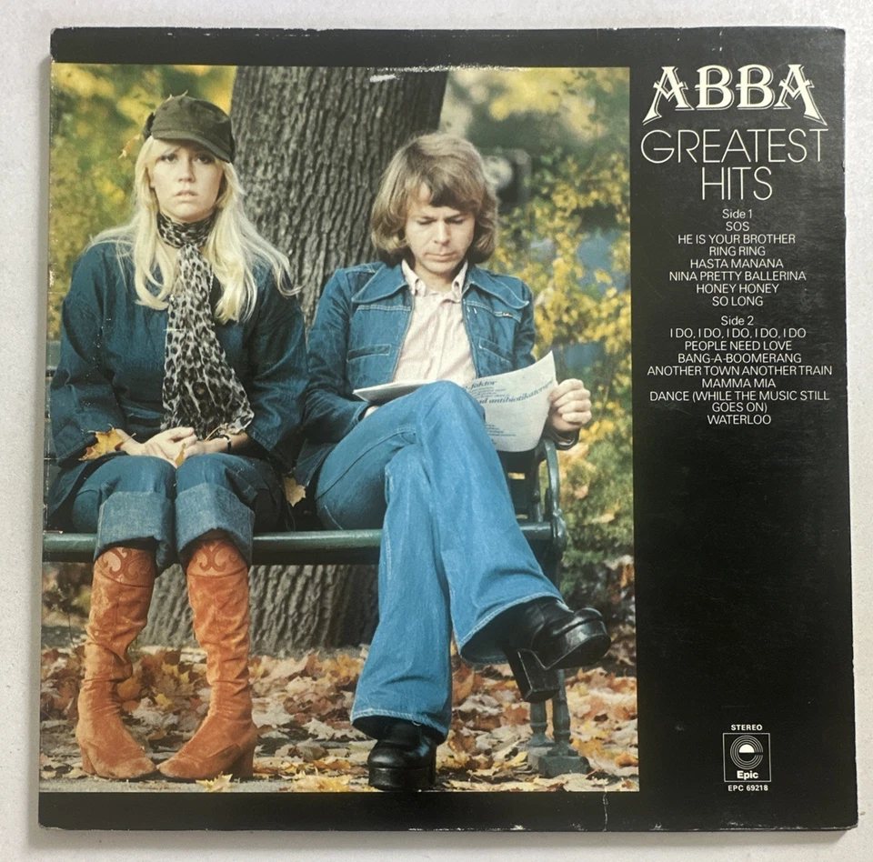 Abba Greatest Hits Vinyl LP Record Epic EPC69218 EX / VG+ Condition - Image 2 of 4