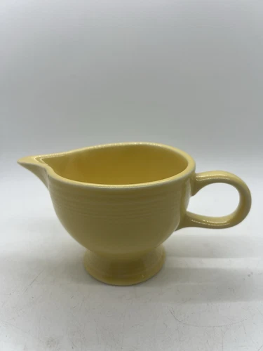 Vintage Fiestaware Yellow Creamer  With  Handle