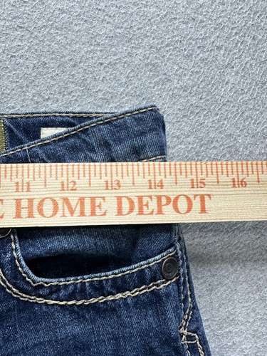 Ariat B5 Boundary Jeans Boys 16 Blue Slim Straight Leg Cyclone Denim Adjustable - Picture 9 of 14