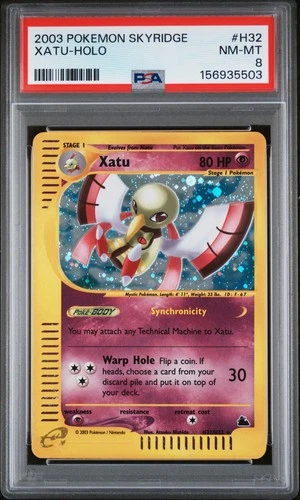Xatu Holo H32/144 2003 Skyridge Pokemon PSA 8