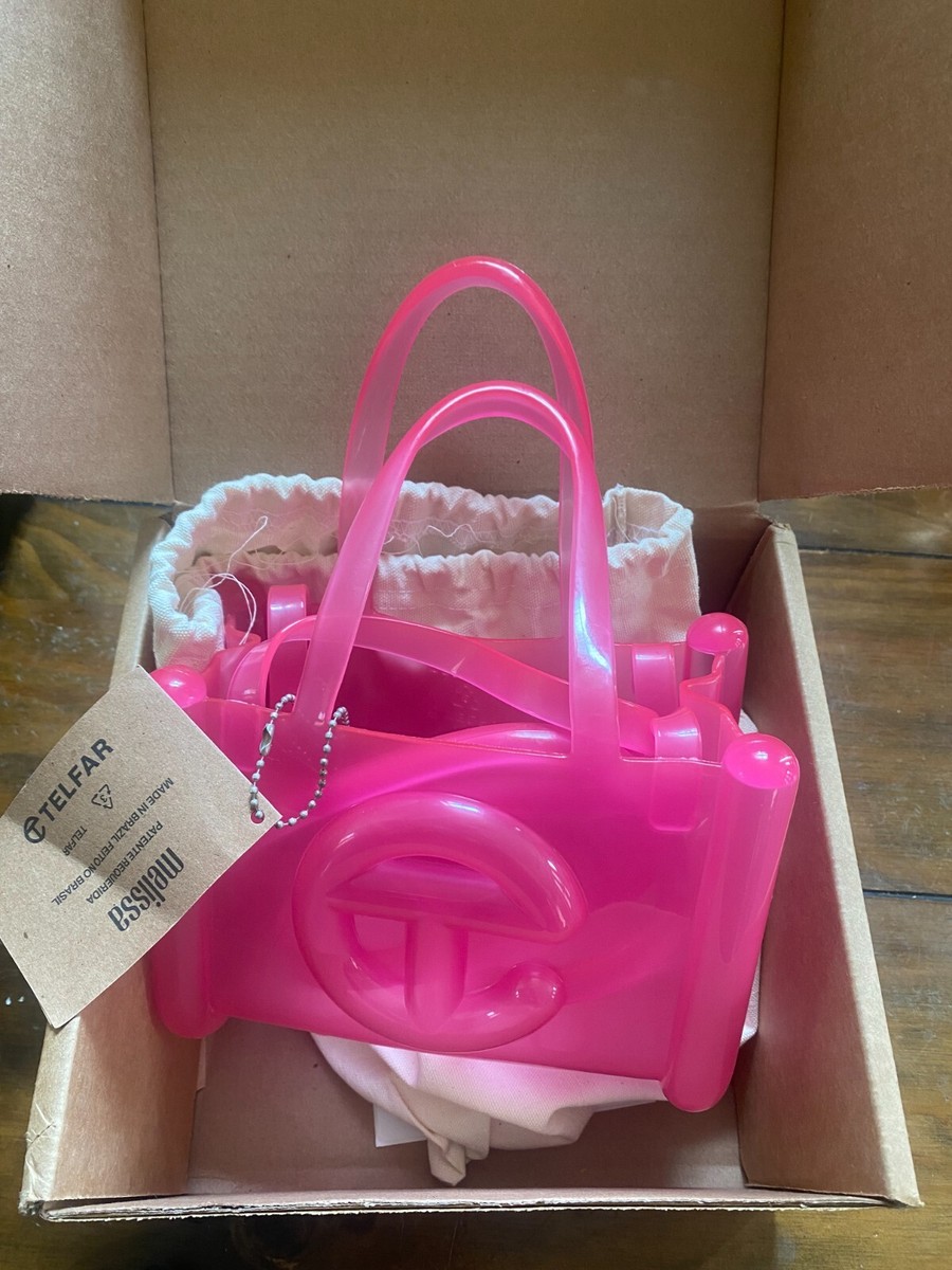バッグ Melissa x Telfar SmallJellyShopper pink Melissa X Telfar Small Jelly Shopper - Pink