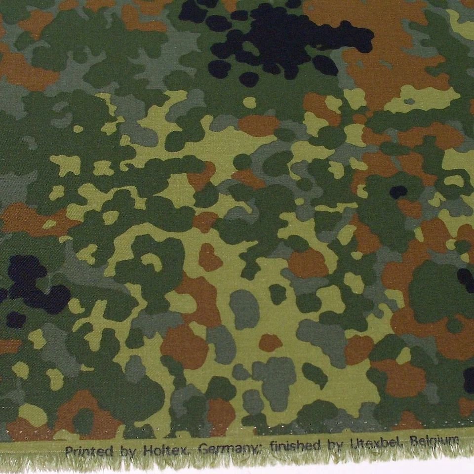 Bundeswehr Camouflage Baumwoll-Stoff zum Nähen wasserdicht Flecktarn Meterware - Bild 4 von 4