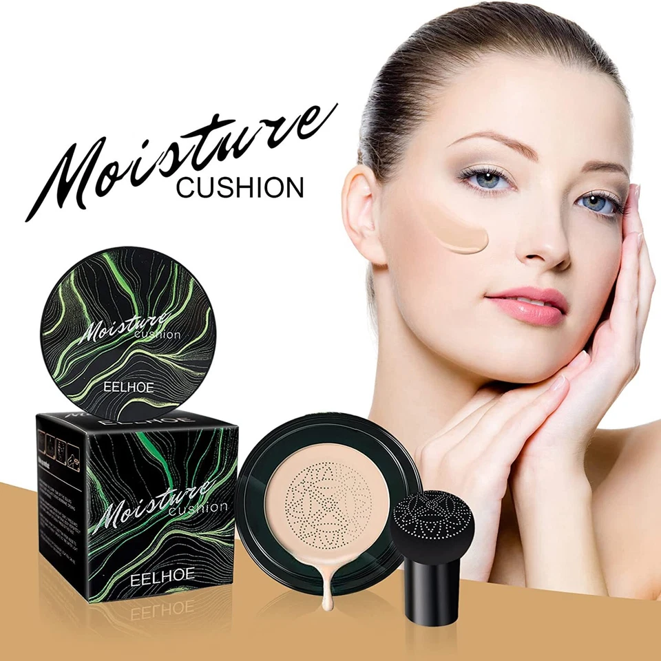 Mushroom Head Air Cushion BB CC Cream Concealer Makeup Foundation Moisturizing - Image 3 of 4