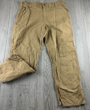 Carhartt Men Work Pants Duck Canvas Carpenter Tan Size Unknown loose fit