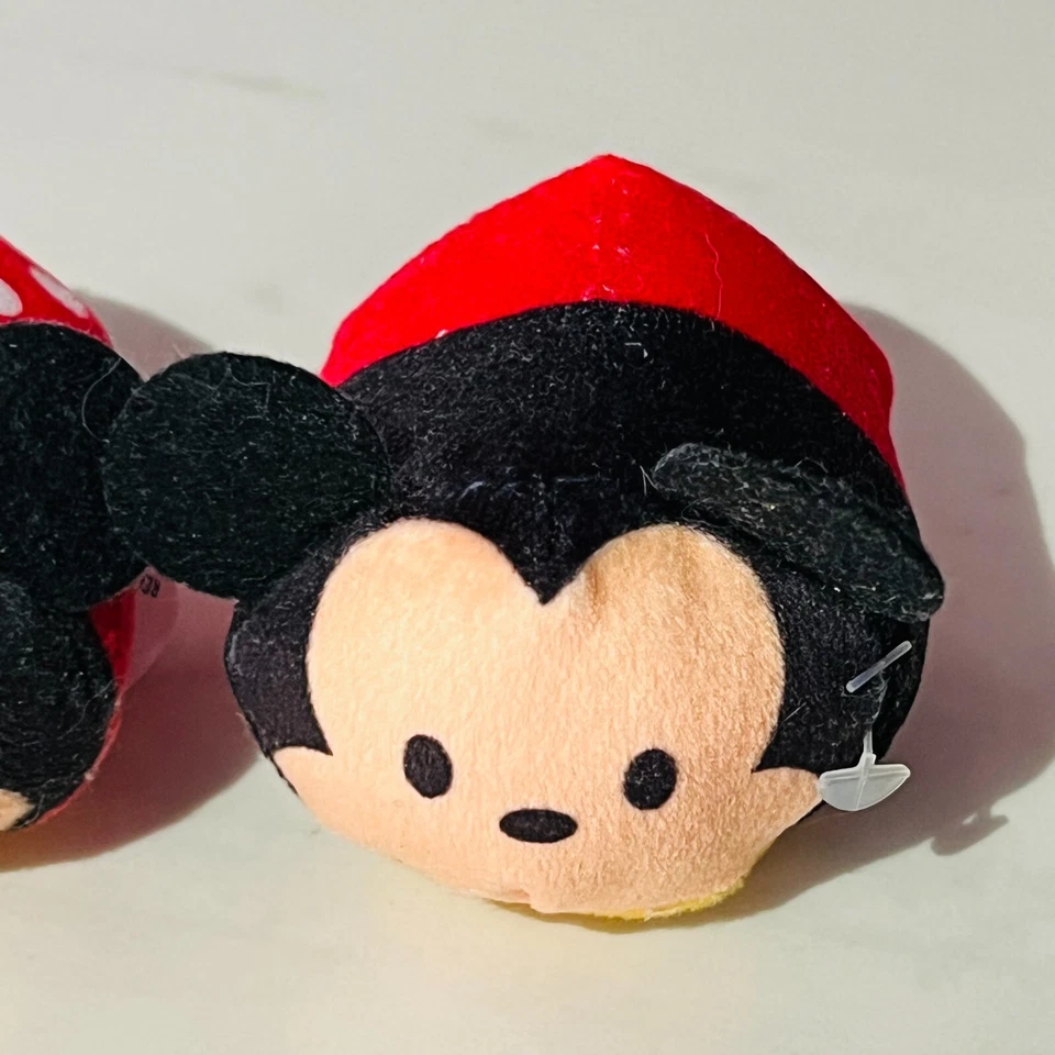 Disney Tsum Tsum Lot of 3 - 3" Mini Soft Plush - Tigger - Mickey & Minnie Mouse - Image 3 of 4
