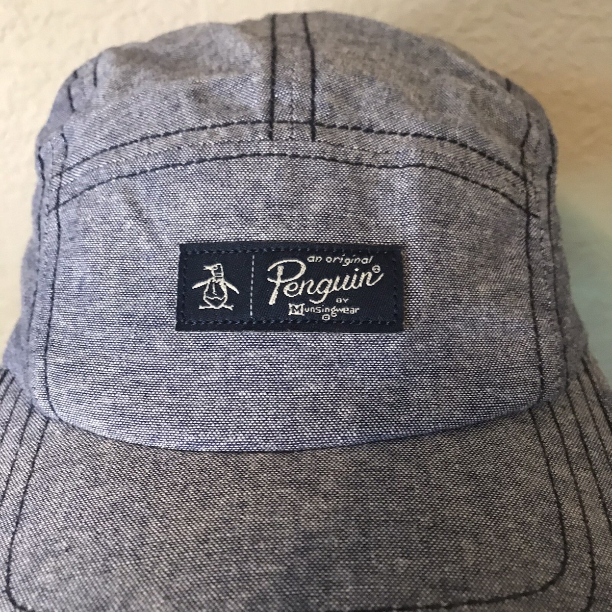 Original Penguin MusingWear Denim Five Panel Cap Adjustable Hat | eBay