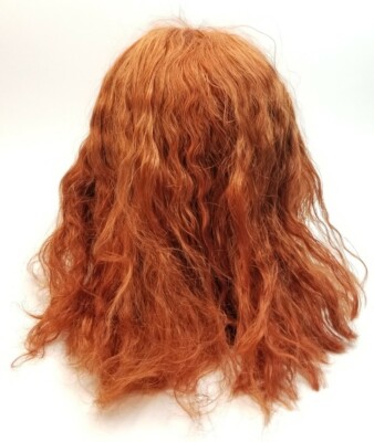 Mesariel 100% Virgin Human Hair Womens Red Wavy Hair Wig 13''