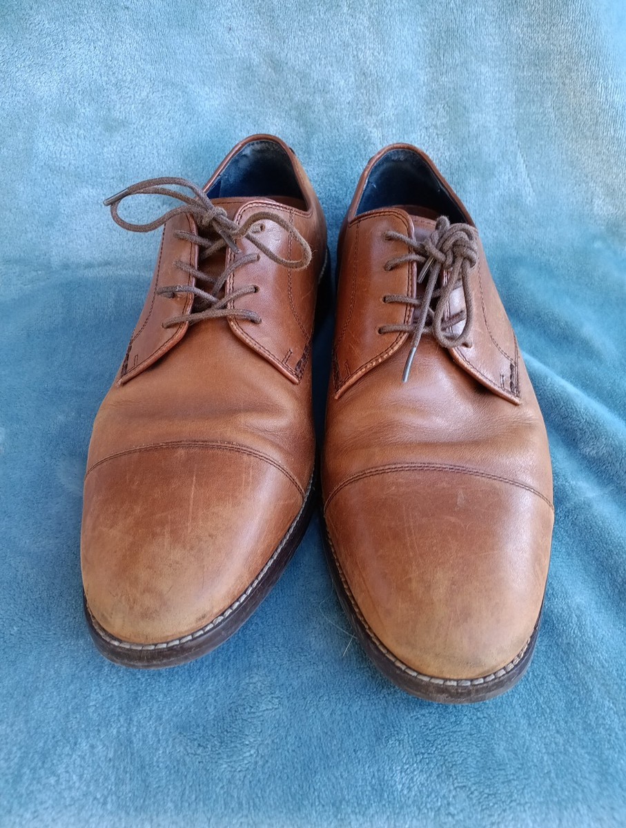 Cole Haan Mens Lenox Hill Oxford Dress Shoes Brown Cap Toe  display picture 1