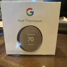 Google Nest Smart Thermostat, Charcoal - Sealed In Box GA02081-US G4CVZ