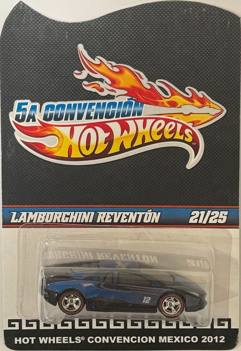 Blue Lambo REVENTON Hot Wheels 2012 Mexico Convention 21/25