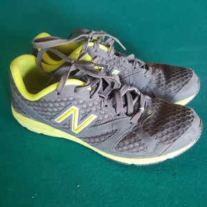 gray and lime green new balance