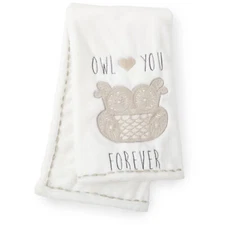 Night Owl Gray Blanket - Levtex Baby