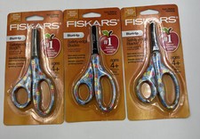 Fiskars Blunt-Tip Scissors For Kids Safety Edge Blades Age 4 Ice Cream Set of 3