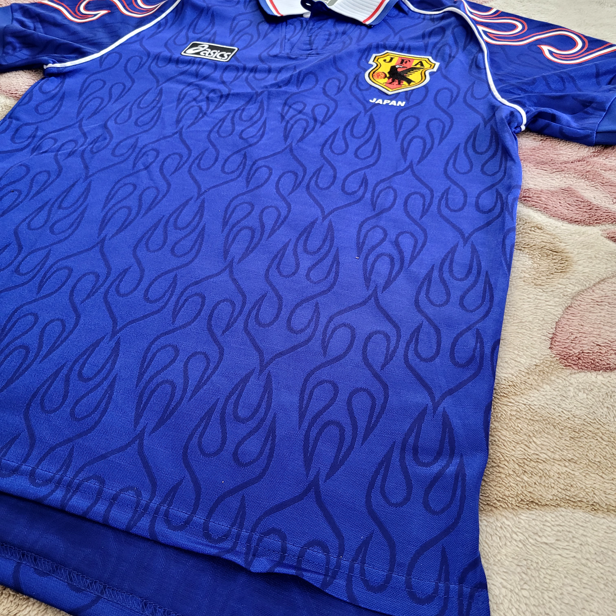 Japan Soccer Jersey Retro Blue Edition Short/Long Sleeve S,M
