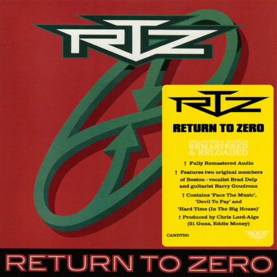 RTZ ~ Return To Zero (1991) CD 2016 Rock Candy Records UK •• NEW