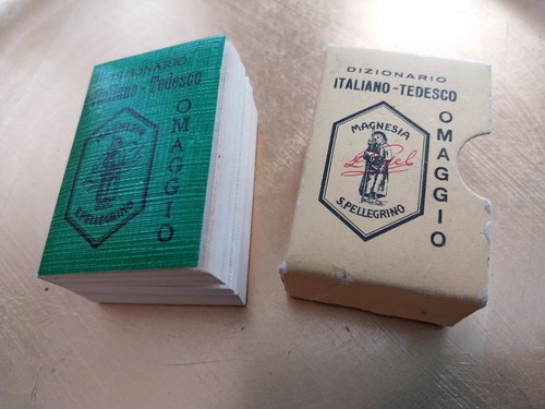 Vecchi Gadget Pubblicitari del 1955 - MINI DIZIONARIO MAGNESIA SANPELLEGRINO. - Imagen 9 de 9