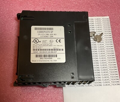 GE Fanuc 90-30 IC693CPU374 Plus CPU w/ 240K User Mem w/Ethernet
