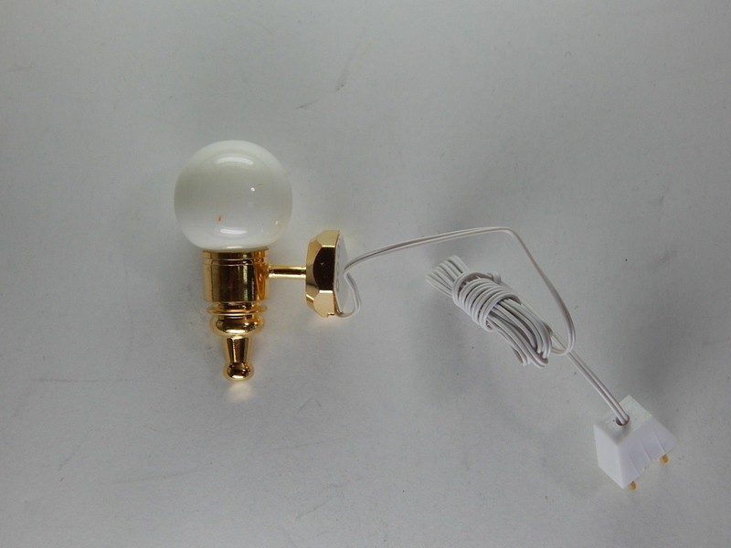 Heidi Ott #YL2025 Dollhouse Miniature Light 1:12 Scale Wall Lamp 