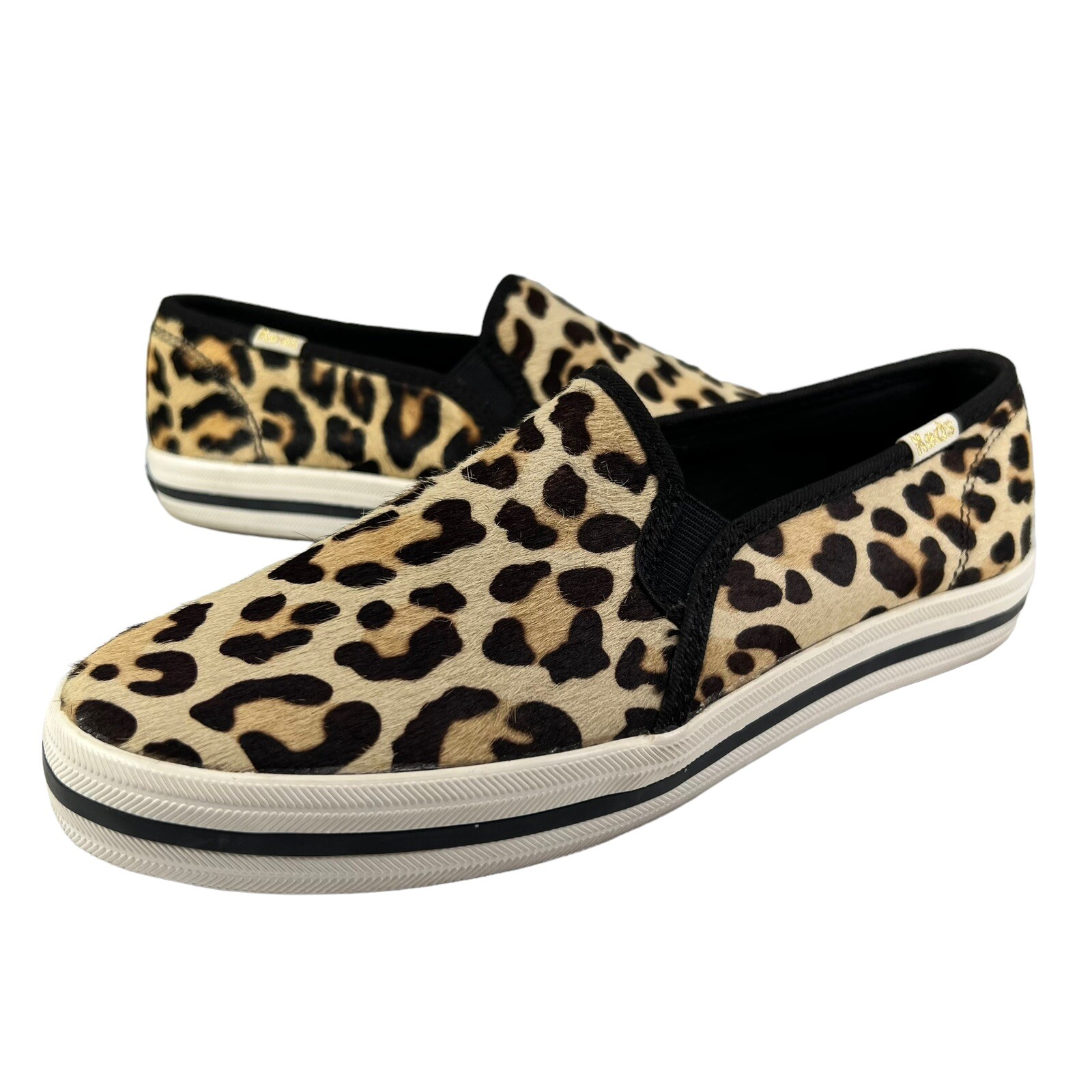 Kate Spade x Keds Double Decker Leopard Loafer Calf H… Gem