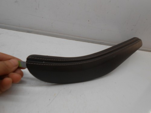 2007-09 BMW 7 Series Left Rear Door Grab Handle Brown Leather OEM BD0209 - Picture 3 of 8