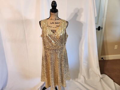 GRACE KARIN GOLD SEQUINNED DRESS VINTAGE XXL | eBay GRACE KARIN GOLD SEQUINNED DRESS VINTAGE XXL | eBay
