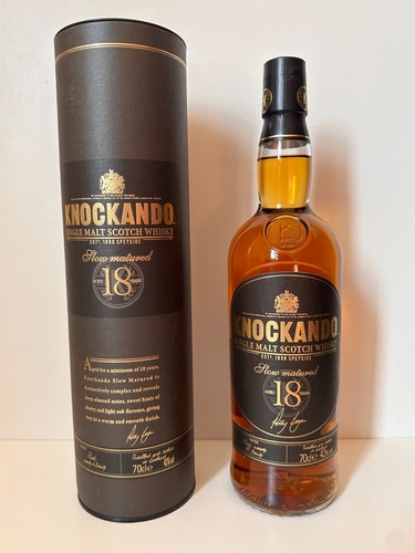 2 bottles of 18 year old whisky : Knockando & Glenlivet 70cl - Foto 2 di 13