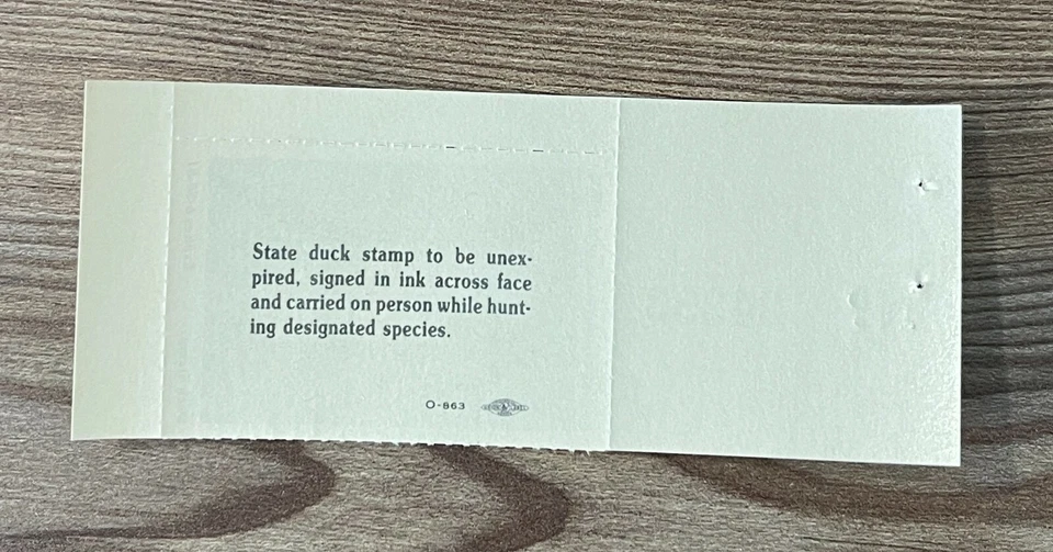 WTDstamps - 1980 NEVADA - State Duck Stamp - Lot1 - MNH **HUNTER TYPE** - Image 2 of 2