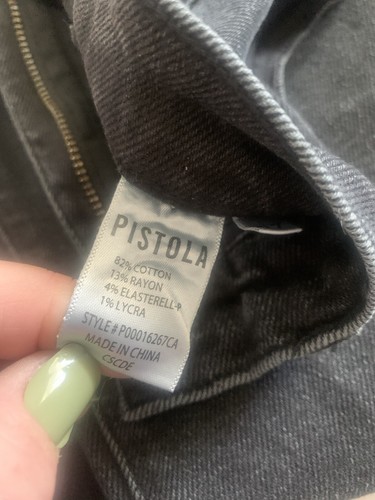 Pistola Women's Black Dana High Rise Boot Jeans Size 27 Retails$158 - Picture 8 of 17