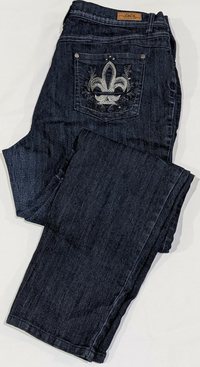 Loja Loko Nove E Nove Jeans Lolo Women's Blue Jeans Pants Size 18
