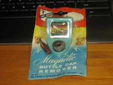 VINTAGE TIME SAVERS WALL-MOUNT MAGNETIC BOTTLE CAP REMOVER BY TURNER & SEYMOUR