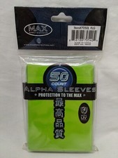 Max Protection Green Collectible Card Game Card Sleeves for sale