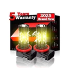 For Honda Fit 2007-2019 Golden Yellow LED Fog Light 2x Bulbs Conversion Kit Lamp