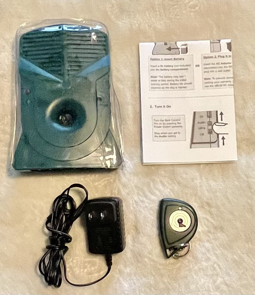 Good Life Dog Silencer Pro Ultrasonic Bark Control Training System + AC