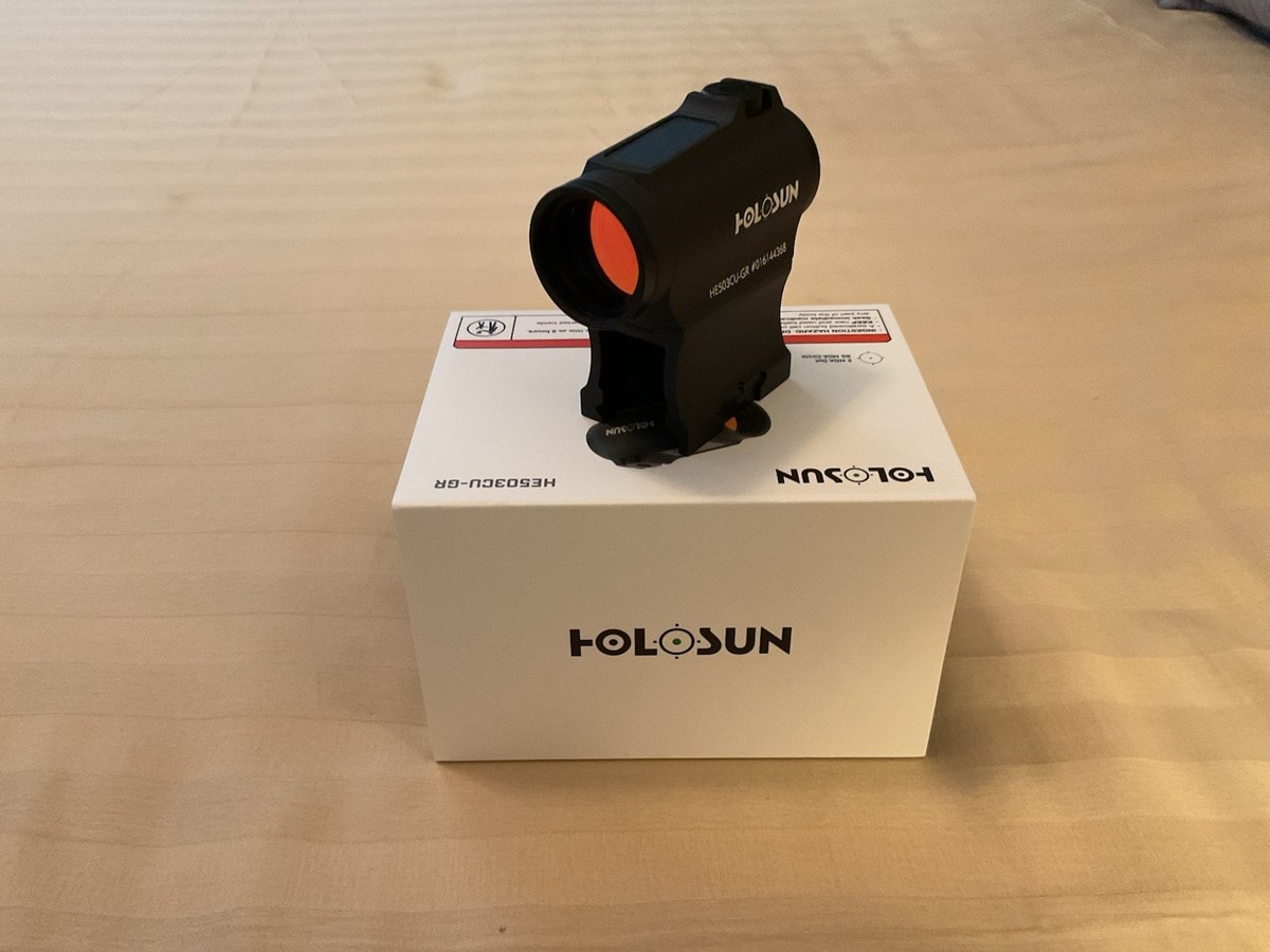 HOLOSUN HE503CU-GR Dot Sight - Green Reticle for sale online | eBay
