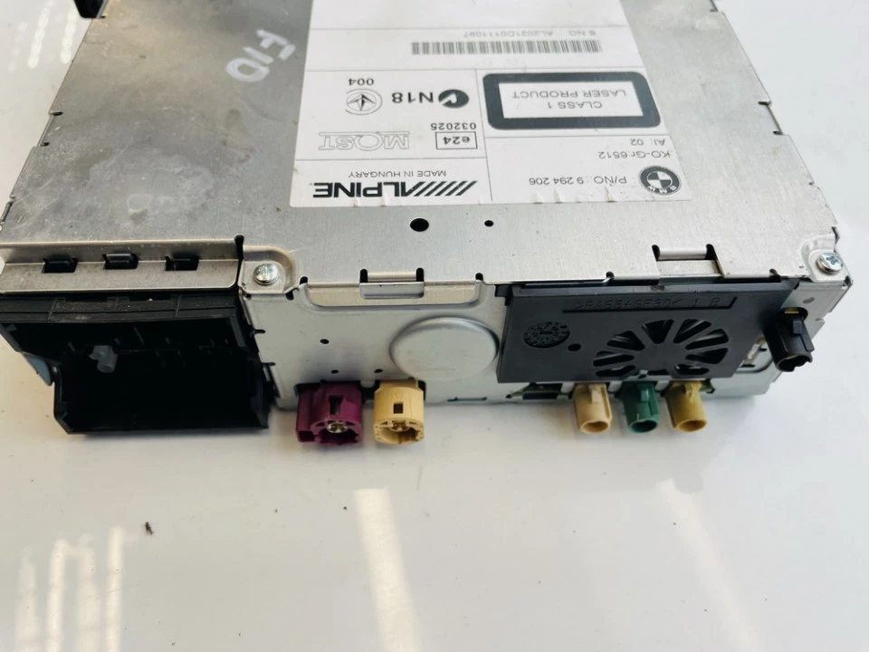 9294206 Kassettenradio Autoradio e24032025  ALPINE BMW 5-Series DE1402434-52 - Bild 4 von 4
