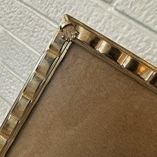 Vintage MCM 8x10 TGOLD Metal Ornate Photo Picture Frame