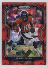 2020 Panini Prizm Rookie Red Ice Prizm Jerry Jeudy #314 11ds