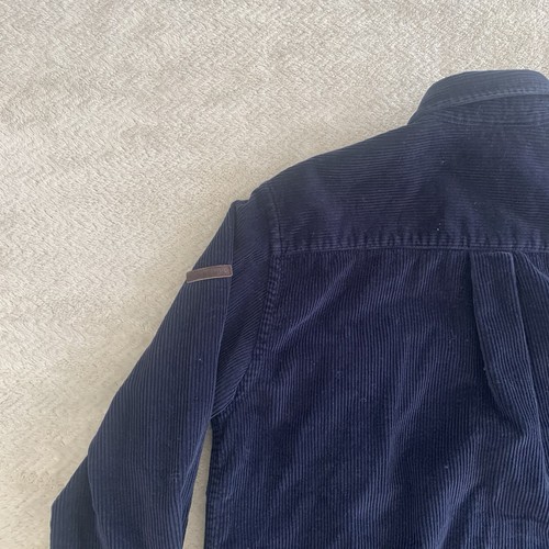Lauren RALPH LAUREN Petite Small 100% Cotton Navy Blue Corduroy Jacket Womens - Picture 16 of 16