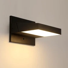 Outdoor Wall Light 350° Rotate Modern Wall Sconce Minimalist Style Wall Mount...